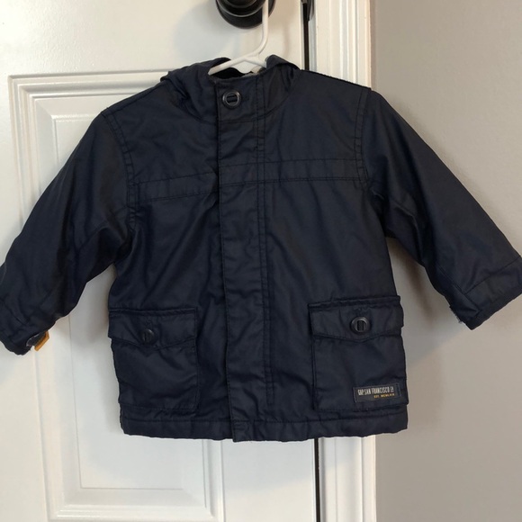 Baby Gap Navy 12-18M Toddler Boy Coat - Picture 1 of 4